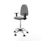 Piqueras y Crespo B1D05RP - Bureaustoel - Hoogteverstelbaar met armleuning - Lichtgrijs