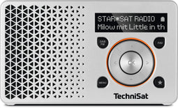 TechniSat DigitRadio 1 - Draagbare Radio - DAB+ FM - Zilver Oranje