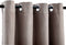 vidaXL - Gordijn - verduisterend - met - metalen - ringen - 2 - st - 140x245 - cm - taupe