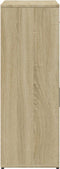 vidaXL - Dressoir - 60x30x84 - cm - bewerkt - hout - sonoma - eikenkleurig