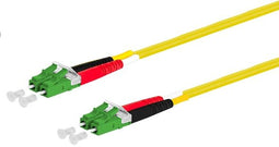 Metz Connect 151P1JAJA20E - Glasvezel Aansluitkabel - 2x LC-stekker - 2.00 m Geel