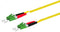Metz Connect 151P1JAJA20E - Glasvezel Aansluitkabel - 2x LC-stekker - 2.00 m Geel