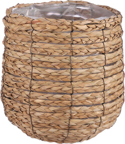 Mica Decorations Avalon - Plantenmand - H26 x Ø26 cm - Zeegras - Lichtbruin