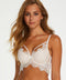 Hunkemöller Marilee - Voorgevormde longline beugel bh - Kant - Wit - maat E85
