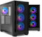 NOX Hummer Plasma - Midi Tower PC - 3x 120 mm ventilatoren - Zwart