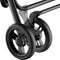 tectake® Buggy Emma - Kinderwagen - Inklapbaar 5-puntsgordel verstelbare rugleuning - Zwart/grijs