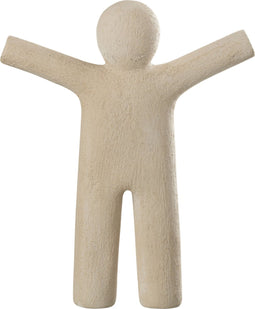 J-Line figuur P'tit Maurice - polyresin - beige - large