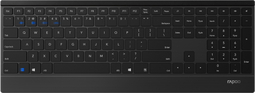 Rapoo 9500M - Draadloze Toetsenbord en Muis Set - 2,4 GHz Bluetooth - Qwerty US