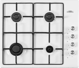 Everglades EVFH8000 - Opzet Kookplaat - 4 Pitten - Vonkontsteking - Vlambeveiliging - Wit