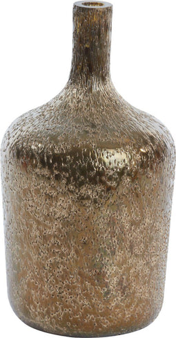Light&living Vaas Ø16x29 cm MOLUSI glas donker goud-goud
