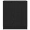 vidaXL - Dressoir - Zwart - Eiken - 60x30x70 - cm - Gelaagd - Hout