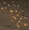 Draadverlichting lichtsnoer met 40 lampjes warm wit op batterij 200 cm - Lichtdraden/lichtsnoeren - kerstverlichting