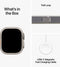 Apple Watch Ultra 2 - GPS + Cellular - 49mm - Titanium kast met Groen/Grijs Trail Loop - S/M