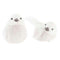 Kerstversiering DKD Home Decor Schuim Fågel Veer (10 x 6 x 8 cm) (2 Stuks)