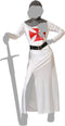 Atosa Kruisvaarder Ridder Kostuum Wit XL