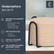 Castagnola Siliconen Onderzetters - Onderzetters - Set van 12 - Beige