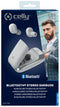 Celly Flip1 - Draadloze Bluetooth oordopjes - Ingebouwde microfoon - Wit