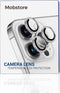 Mobstore iPhone 14 Pro / Pro Max - Camera Lens Protector - 9H Gehard Glas - Spacezwart