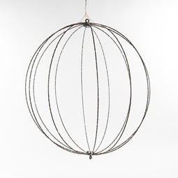 Anna's collection - Metal 60 cm 3D Ball Black With 288 Led Classic...