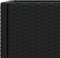 vidaXL - Plantenbak - met - schap - poly - rattan - zwart
