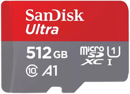SanDisk Ultra SDSQUAC-512G-GN6FA - microSD UHS-I - 512 GB - A1-geoptimaliseerd voor Android