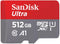 SanDisk Ultra SDSQUAC-512G-GN6FA - microSD UHS-I - 512 GB - A1-geoptimaliseerd voor Android