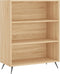 vidaXL - Boekenkast - 69,5x32,5x90 - cm - bewerkt - hout - sonoma - eikenkleurig