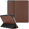 Selencia Tablet Hoes - Geschikt voor Samsung Galaxy Tab A7 - Nuria Vegan Lederen Trifold Bookcase - Bruin