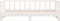 vidaXL - Slaapbank - met - onderschuifbed - 80x200 - cm - massief - grenenhout - wit