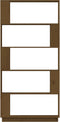 vidaXL - Boekenkast/kamerscherm - 80x25x163,5 - cm - grenenhout - honingbruin