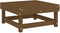 vidaXL - Tuinvoetenbanken - en - kussens - 2 - st - massief - grenenhout - honingbruin