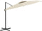 vidaXL - Zweefparasol - met - dubbel - dak - 300x300 - cm - zandwit