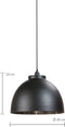Light & Living Kylie - Hanglamp - Modern - Ø45cm - Zwart