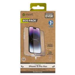 Muvit for Change iPhone 15 Pro Max - Mobielhoesje en -beschermer - Bescherming tegen krassen