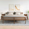 Nachtkastjes 2 st met 2 lades 40x36,5x62 cm bruin eikenkleurig