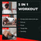 Zoluko Professionele Pull Up Bar - 200kg Draagkracht - Eenvoudige Bevestiging - Zwart/Rood