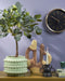 Mica Decorations Eucalyptus - Kunstplant in Bloempot - H75 x Ø15 cm - Groen