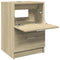 vidaXL - Wastafelkast - 40x37x59 - cm - bewerkt - hout - sonoma - eikenkleurig