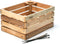 Bicycle Crate with Cupholder - Pear Wood