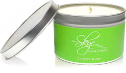 Geurkaars Citrus Rush Blikje - 30 uur - Sojawas - Isle of Skye Candle