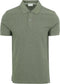 Profuomo Piqué Poloshirt - Heren - Licht getailleerd - Groen - Maat L