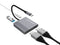 Conceptronic DONN13G - USB 3.2 Gen 1 Type-C Hub - 4K Ultra HD - Grijs