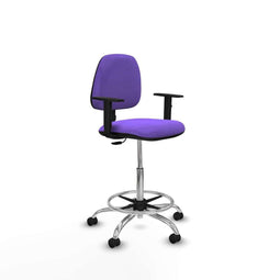 Piqueras y Crespo B1D05RP - Bureaustoel - Hoogteverstelbaar met armleuning - Lila