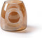 Vaas met ringen 'janine' bruin h9,5 d9,5 cm