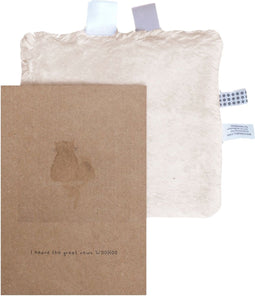 Kraamcadeau Knuffeldoekje met Kaart - Geschenkset met speendoekje - Baby Geboortecadeau Peach Blush - Roze - Snoozebaby