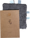 Kraamcadeau Knuffeldoekje met Kaart - Geschenkset met speendoekje - Baby Geboortecadeau Storm Grey - Grijs - Snoozebaby