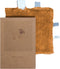 Kraamcadeau Knuffeldoekje met Kaart - Geschenkset met speendoekje - Baby Geboortecadeau Toffee Brown - Bruin - Snoozebaby