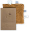 Kraamcadeau Knuffeldoekje met Kaart - Geschenkset met speendoekje - Baby Geboortecadeau Toffee Brown - Bruin - Snoozebaby