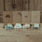 Kraamcadeau Knuffeldoekje met Kaart - Geschenkset met speendoekje - Baby Geboortecadeau Warm Brown - Bruin - Snoozebaby
