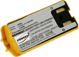 Kraanaccu NiMH 3,6V 700mAh vervangt JAY A003 HAS/UDE/type UDB2